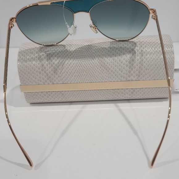 NEW ⭐ Jimmy Choo Sunglasses  AVE/S PEF EZ 58 - 15 - 140 NEW WITH JC Case, Cloth - Picture 8 of 13
